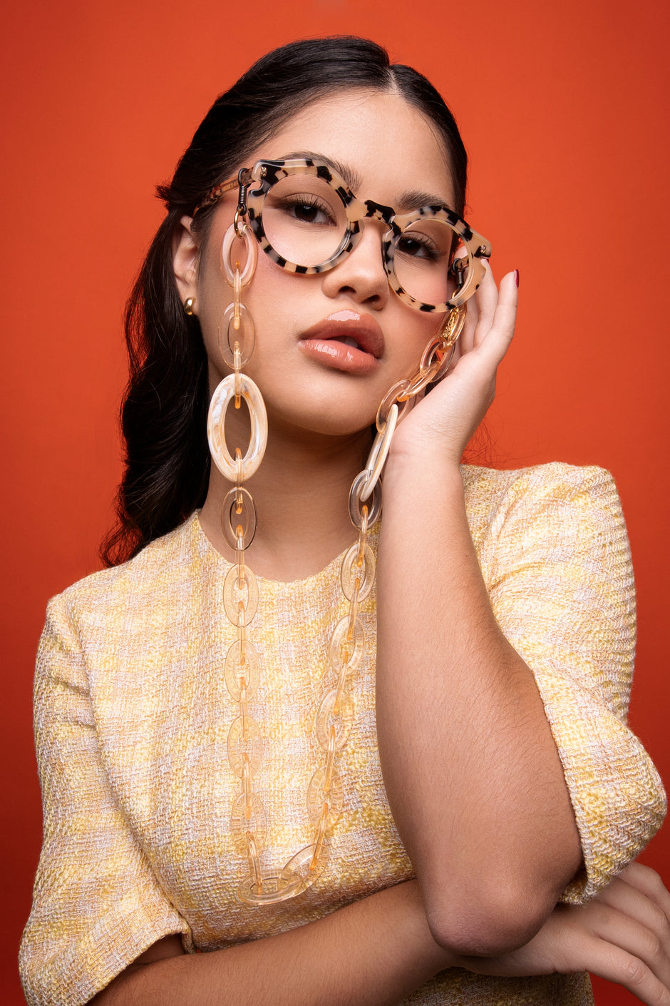 Oversized Glasses Chain – Cibelle Eyewear