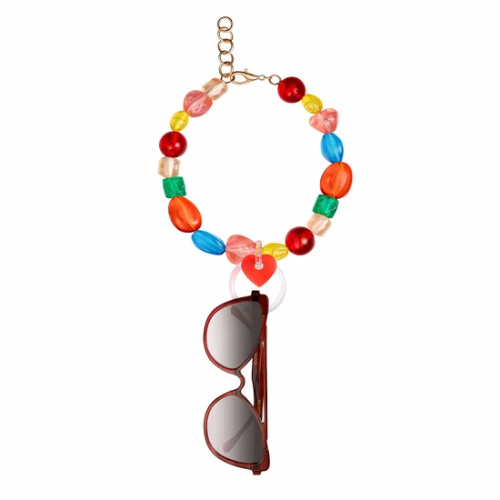 Eyewear necklace - Rainbow heart